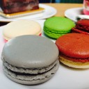 Chocolate bitter macaron