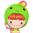 ไม้แตงโมกับโบว์สีรุ้ง