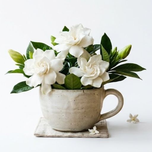 พุดซ้อนในแก้วกาแฟ