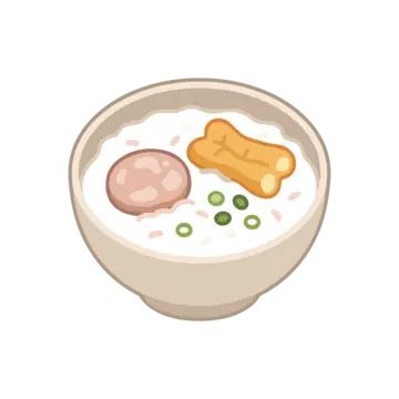 โจ๊กสามย่านพิเศษใส่ไข่