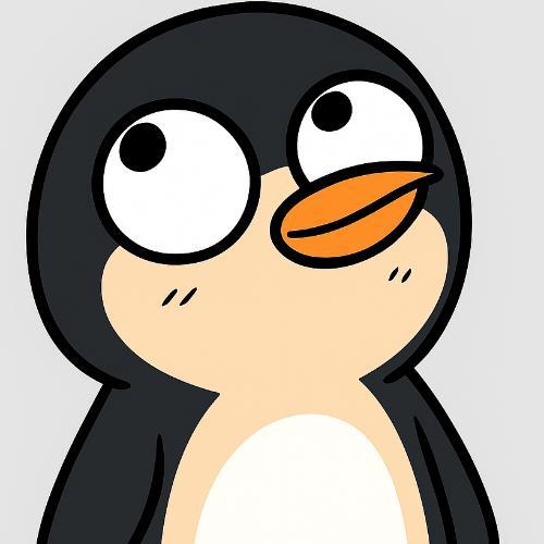 เพนกวินมองบน