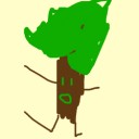 มนุษย์ต้นไม้สีเขียว