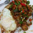 ข้าวมันไก่ไม่ใส่ใบกระเพรา